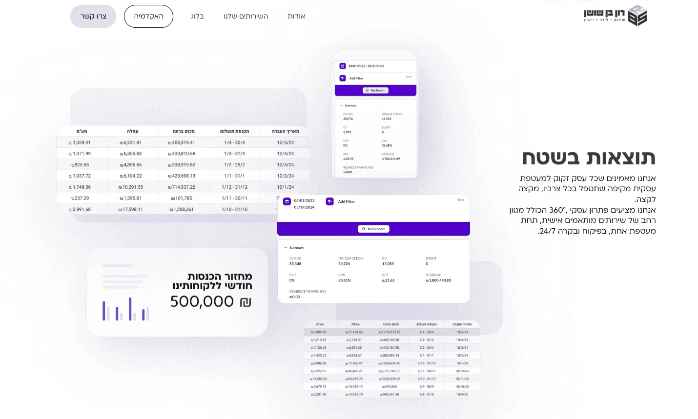 Marketing comapny website — תמונה 3